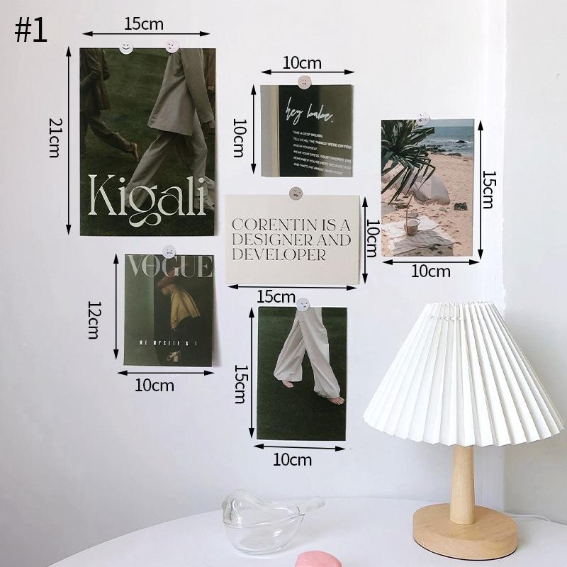 

6/915/20pcs Ins Cards Message Card Postcard Bedroom Wall Decoration Decorative Wall Stickers Room Decor Photography Props