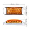 High Visibility 16 LED Truck Side Lights Durable Waterproof Side Light Rapid Flashing for Clear Directional Signals