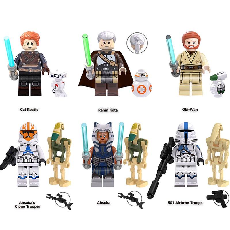 Set Jucărie Blocuri de Construit Soldat Clonă Războiul Stelelor Pentru Copii Material Plastic Înălțime 4,5 cm
