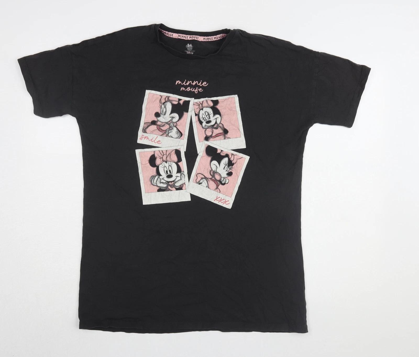 Disney Women’s Black Minnie Mouse T-Shirt S