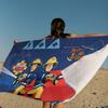 British Animated F-Fireman Sam Beach Towel Summer Kids Large Bath Pool Beach Towel Microfiber Absorbent for Swimming Travel