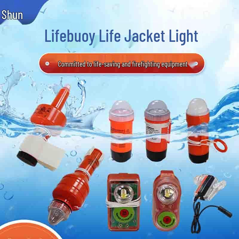 OLOMM Seawater Battery Life Jacket Signal Light Standard