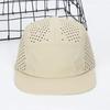 Perforierte 5-Panel-Kappe für Männer, leichte, atmungsaktive, schnelltrocknende Baseballkappen zum Laufen, Camping, Wandern, Training, Outdoor-Mütze