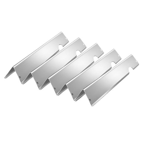 5Pcs Stainless Steel Heat Diffuser Plates for LX300/E-310/E-315/S-335 Grills Bars Replacement Part Even Heat Distribution Gas BBQ Accessory