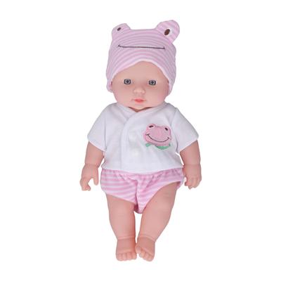 Reborn Doll Soft Silicone Body Lifelike Newborn Baby Doll with Bright Eyes for Kids 11.8 Inch