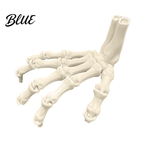 Creepy Gothic Room Accents Halloween Skeleton Hands 3D Printed Hand Bones Model Realistic Creative Holiday Atmosphere Decor Spooky Bone Claw