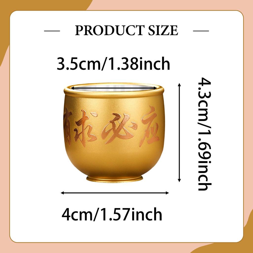 Buddhist Worship Cup Buddhist Alar Supplies Home Decor Buddhist Supplies Buddha Water Cup Offering Cup for Ceremony Studio Party