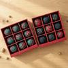 9 Pieces Christmas Ball Ornament, Checked Fabric Wrapped Baubles Holiday Tree Decoration Set for Wreath and Mantel Display