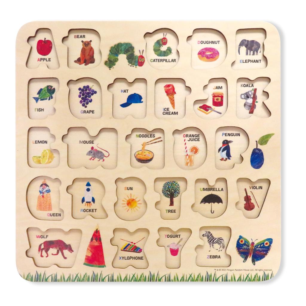 Witthart Velmi hladová housenka Abecední puzzle 26 dílků