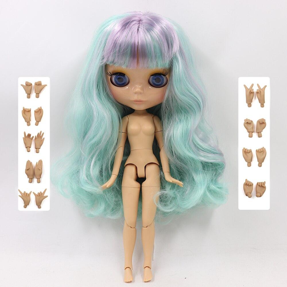 

Кукла Блит DBS, 30 см, зеленые, смешанные, фиолетовые волосы, 19 подвижных суставов, подходят в качестве подарков, куклы на заказ.