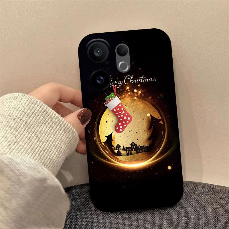 Case For VIVO X200 FE S30 Pro Mini Christmas Phone Cover Soft Silicone TPU Shell For VIVO X200FE Shockproof Bumper V2503 V2465A