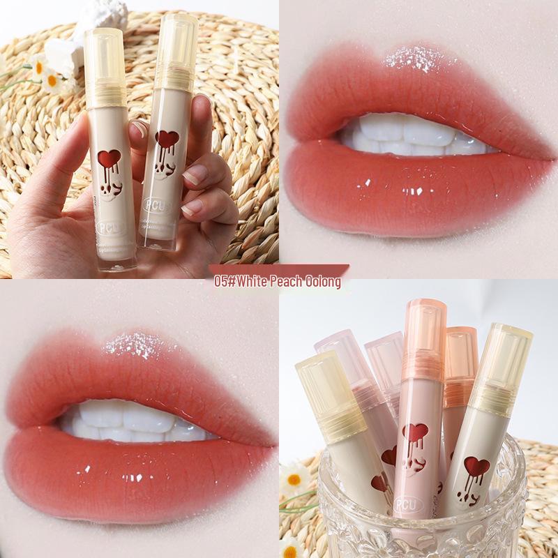 

PCU Водная рябь Зеркальный финиш Стойкий Водостойкий Блеск для губ для пухлых и сияющих губ