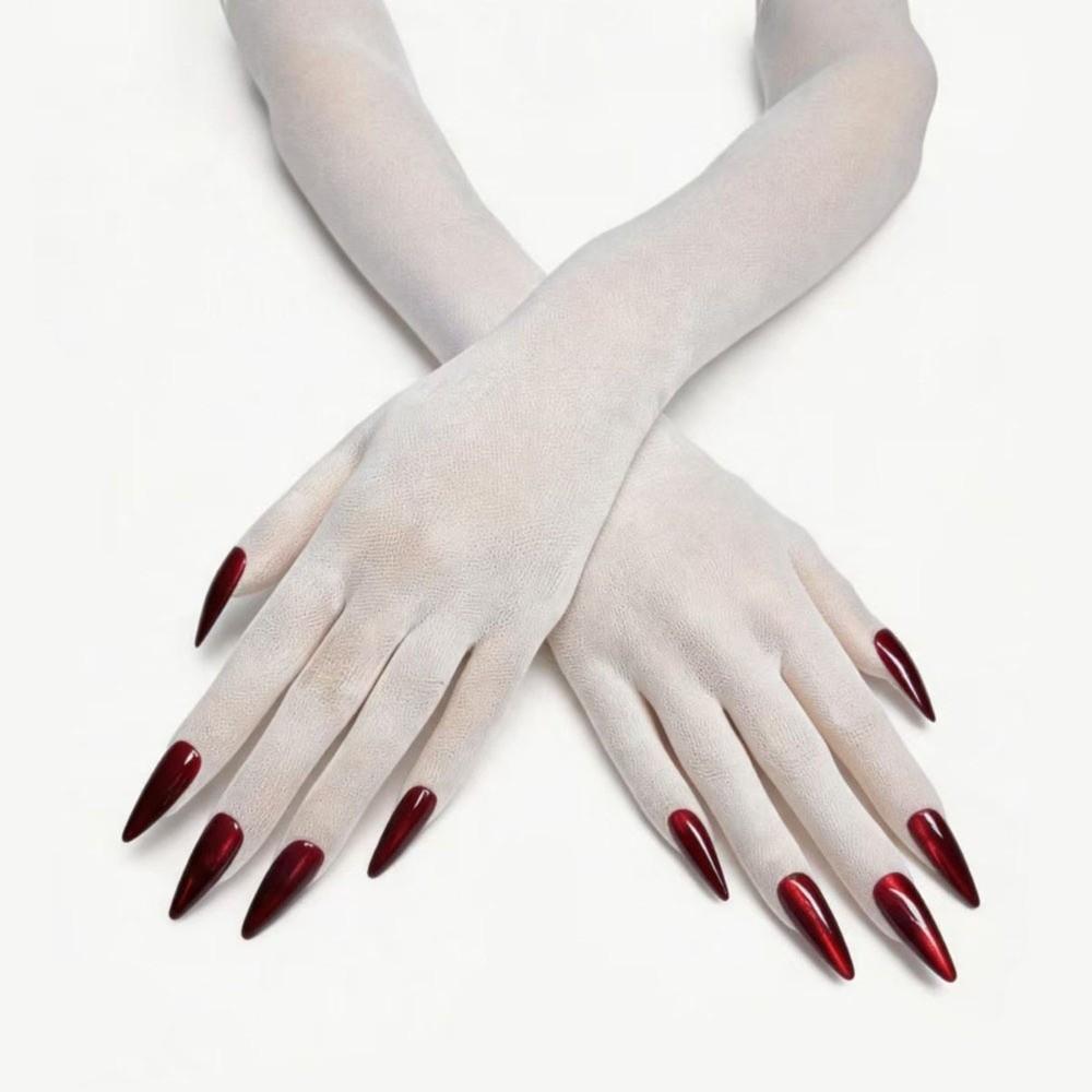 Lightweight Halloween Dress Gloves Breathable Ultra-Thin Gloves Gift Cosplay Gloves  Prom