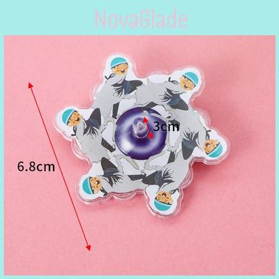 Kids Toy Cartoon Figure Pattern Gyroscope With Creative Design For Childrens Day Gift And School Activity