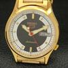 REFURBISHED SEIKO 5 AUTOMATIC JAPAN 6309A BLACK DIAL WRIST WATCH a426403-2