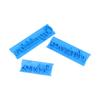 6Pcs Words Cake Mold DIY Handwritten Letter Printed Stamp Mould Bakery Supplies Blue
