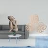 Buddha Palm Figurine Tabletop Ornament Art Crafts Garden Statue Decorative Sculpture Wooden Wall