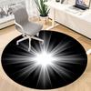 1PC Lightburst, Radiance Flare Chair Carpet for Office, Indoor Non-Slip Washable Carpet, Soft Comfortable Mat For Office Room yy250930239