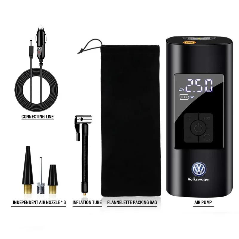 

2025 Hot Wireless Car Air Pump Portable Air Compressor For Volkswagen Sagitar GTI Polo Passat R-Line Jetta R Scirocco Tiguan Gol