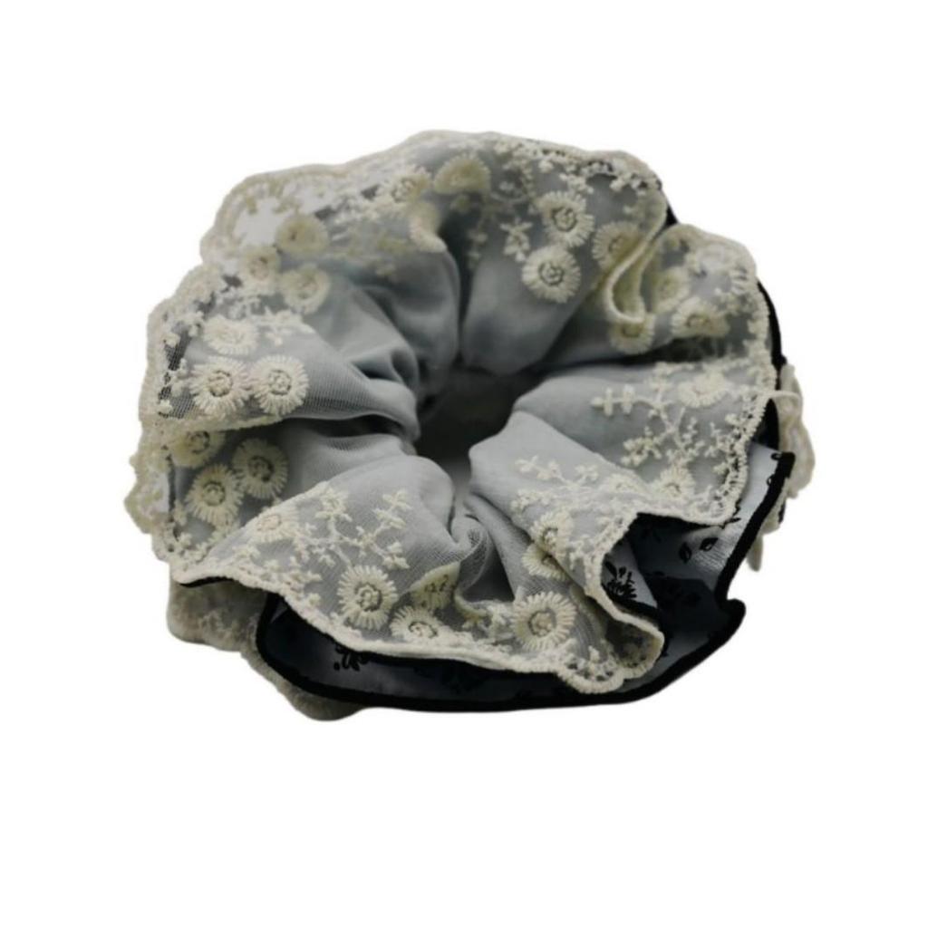 Multi-Layer Floral Lace Lolita Hair Tie