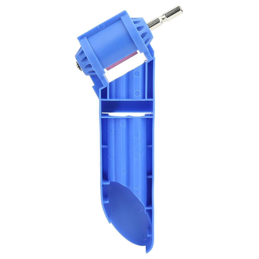 2pcs Blue /OrangeColor Portable Drill Bit Sharpener Drill Grinder Grinding Tool Metal Iron Drill