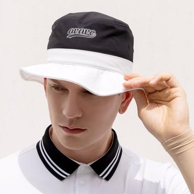 AVAVE Uv Protection Colorblock Bucket Hat Golf Cap Black