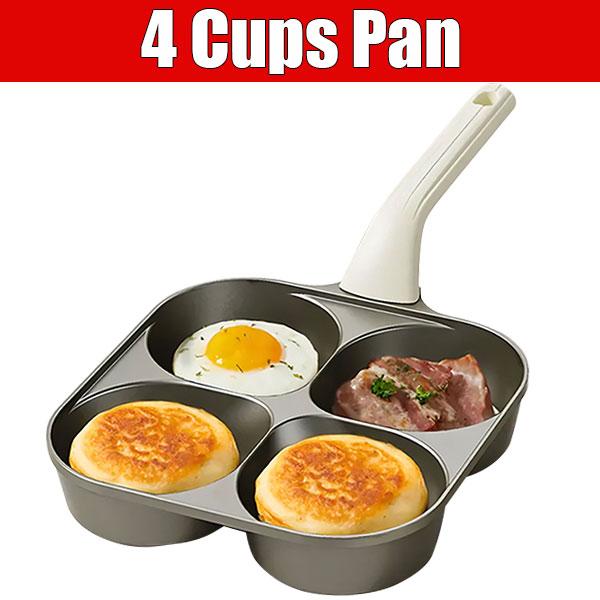 Non Stick Egg Omelette Cooker Pan Titanium Coating Versatile Breakfast Skillet for Eggs Pancakes Crepes Sandwiches Frying Pan