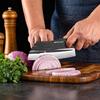WXCOO Kitchen Knives Butcher Knife Handmade Forged Professional Household Slicing Knife Fruit for BBQ Cooking Tool Wooden Handle