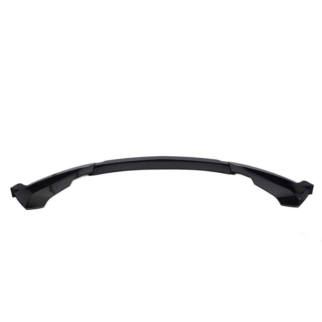 Front Bumper Lip Spoiler Splitter 3 Stage Front Bumper Lip Body Kit Replacement for Tesla Model 3 2023+ Bright Black