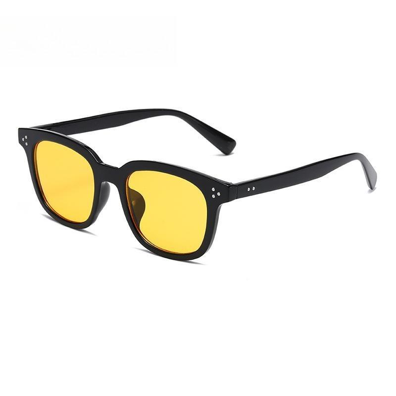 High Sense Retro Sunglasses Women, Korean Version of Thin Street Sunglasses Internet Celebrities with Anti-ultraviolet Sunshades