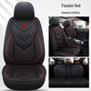 Napa Leather Full Coverage Front Car Seat Covers - All-Season and Universal Fit