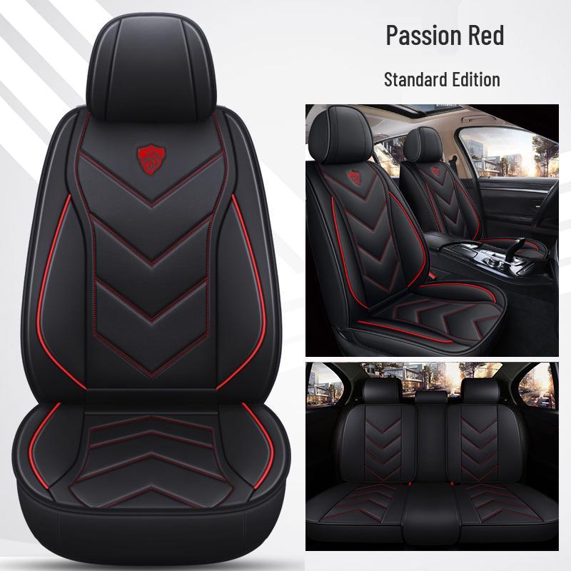 Napa Leather Full Coverage Front Car Seat Covers - All-Season and Universal Fit