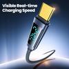 TOOCKI TQ-X57C4 1m USB C to USB C 240W PD Fast Charging Cable Digital Display Braided Data Cord