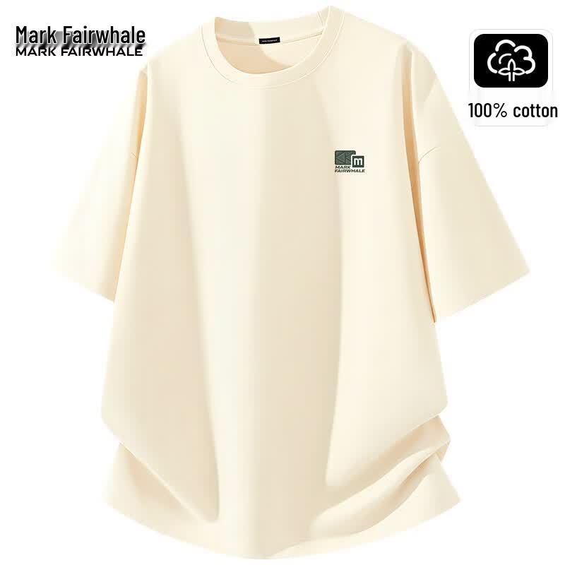 Mark Fairwhale Men's 2026 Summer Loose Cotton T-Shirt
