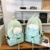 Schoolbag Large Capacity Leisure Sports Backpack Outdoor Drawstring Mountaineering Bag Short Trip Simple Storage Bag Contrasting Color Backpack