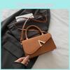 Crossbody Fashion Shoulder Bag With V Letter Decoration For Womens Use Daily
