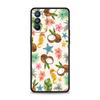 Summer Coconut Phone Case For Oppo A54 A53 A52 A15 A95 A16 A78 A79 A80 A98 4G Find X5 X6 Reno10 12 13 F Pro 5G Cover