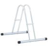 Vidaxl Stand For 1 Bicycle, Freestanding, Galvanized Steel
