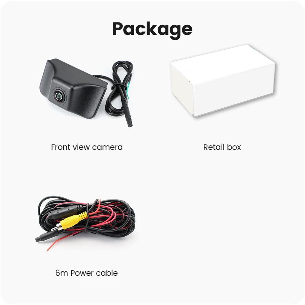 

170° AHD 1080P/CVBS Front View Camera For Jeep Compass Wrangler JK Liberty