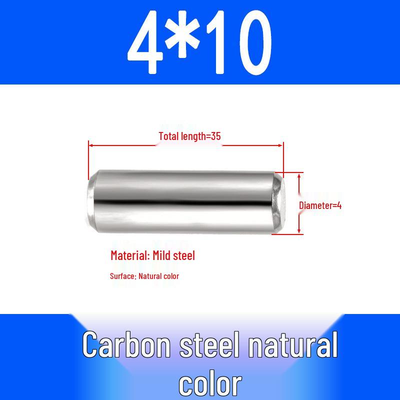 GB119 Iron Cylindrical Positioning Pin - Solid Pin Shaft M3M4M5M6M8M10M12