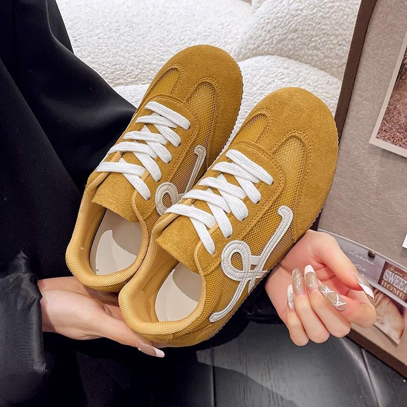 Mesh Breathable German Training Shoes Women's 2025 New Spring and Summer Thin Little White Shoes Sports and Leisure Women's Shoes Forrest Gump Shoes