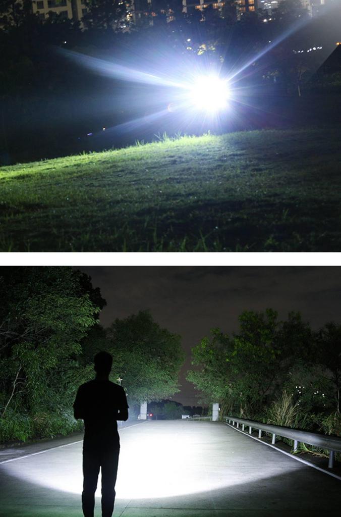 Powerful LED COB 7 Lighting Ultra USB IPX7 Handheld Compatible with 3 Types of Battery Level Night Power Disaster Earthquake Nighttime Work Japanese