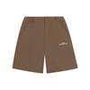 Skateboarding Embroidery Logo Shorts 'Brown' Men's AKSS835-1