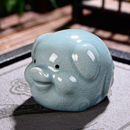 

12 Zodiac Tea Favorite Ornaments Ceramic Open Piece Tea Ceremony Decorative Tea Table Table Top with Meat Bonsai Small Animals