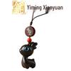 Yiming Xianyuan Sandelholz Hirsch Schlüsselanhänger & Handy-Lanyard-Anhänger für Paare