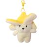 Cute Cartoon Creative Plush Potato Chip Bear Doll Car Keychain Student Schoolbag Pendant Doll Exquisite Small Gift