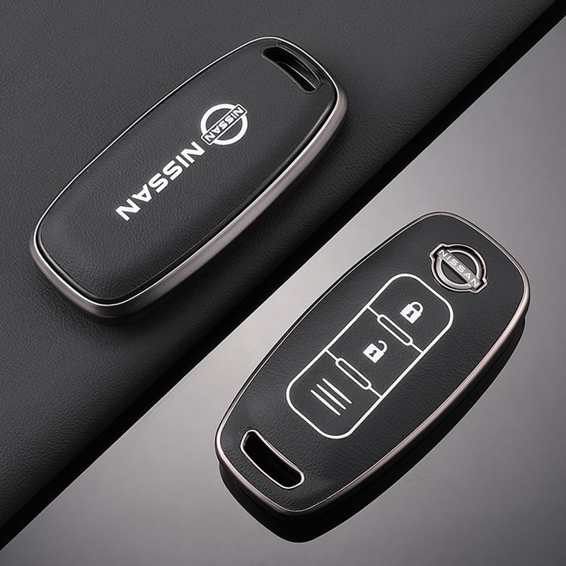 

New TPU Car Remote Key Case Cover Shell Fob Holder for Nissan X-trail T33 Qashqai J12 Teana 2022 2023 Keychain Auto Accessories
