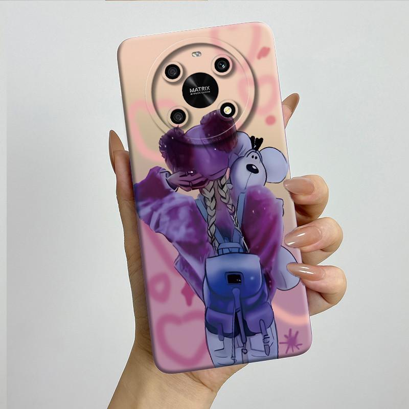 For Honor X9 4G 5G / Magic 4 Lite 4G 5G Phone Case ANY-NX1 LX1 LX2 LX3 Soft Silicone Sweet Painted Cover Cute Printed Casing