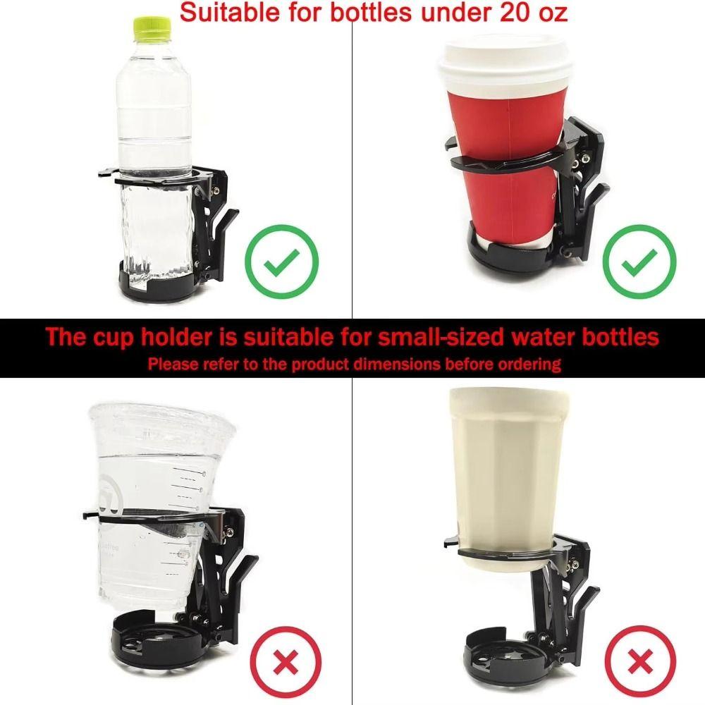 Portabottiglie Universale Pieghevole Portabevande Staffa per Tazza d'Acqua per Moto Bici ATV UTV Scooter