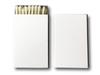 White Plain Series Medium Box Matches, Size 2 (100 Boxes - 1 Set)